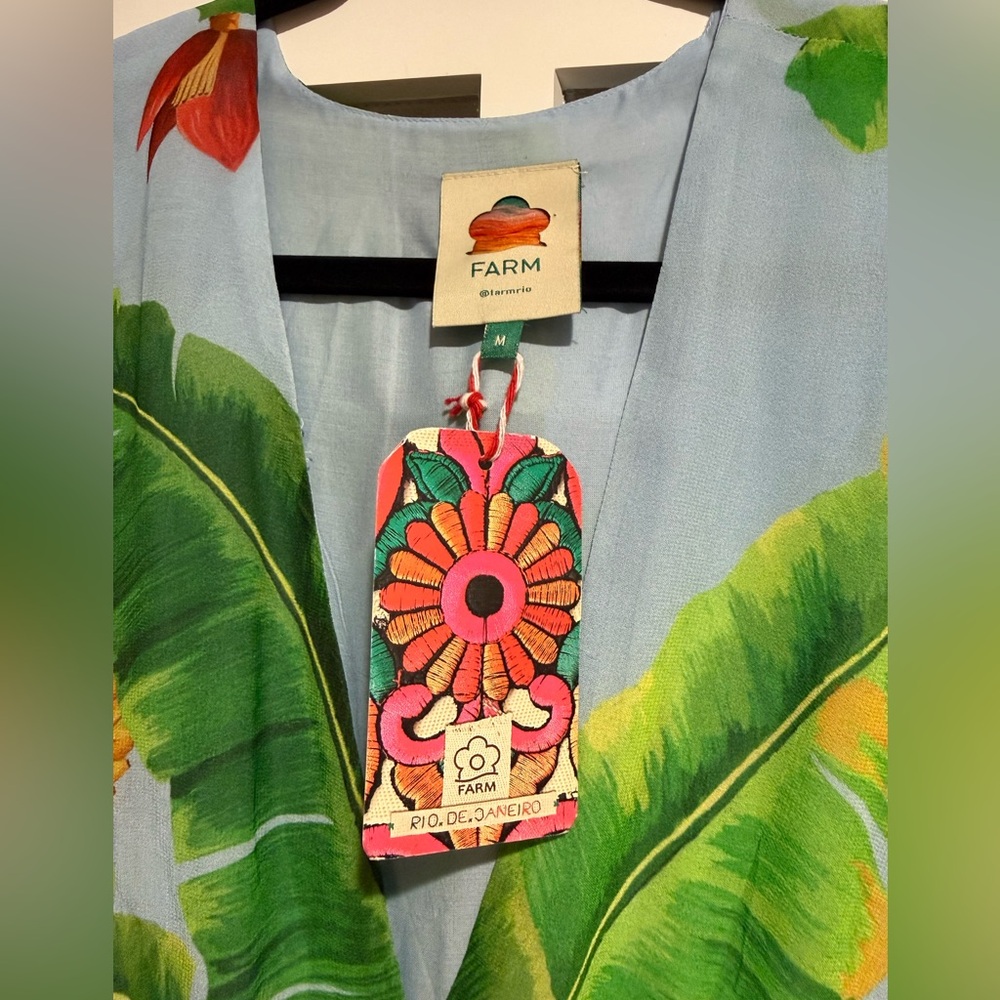 Farm Rio Fresh Banana Tropical  Maxi Dress 🍌 🌴 - Picture 8 of 8